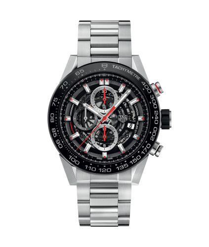 TAG Heuer Carrera Calibre Heuer 01 45 Stainless Steel / Skeleton / Bracelet